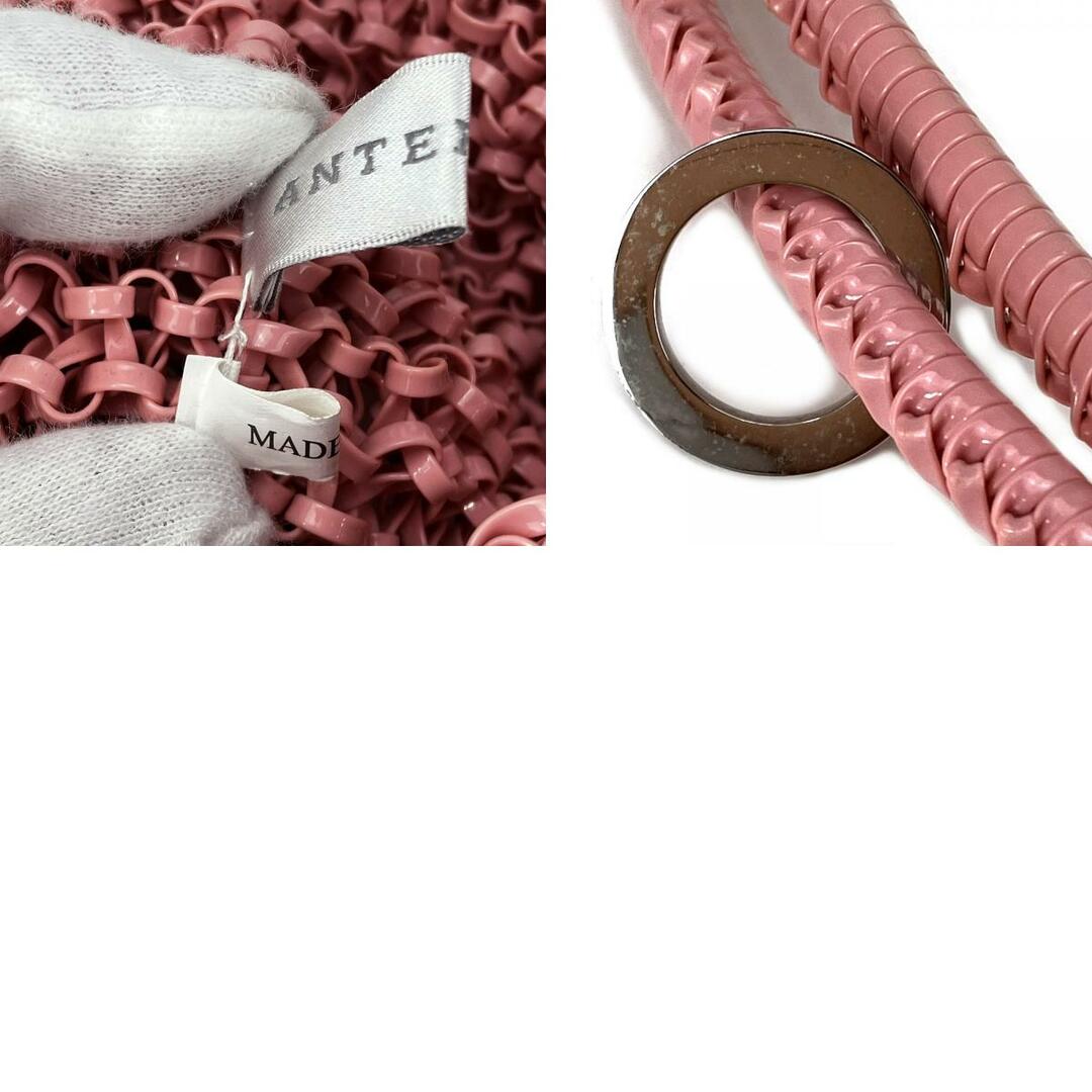 ANTEPRIMA(アンテプリマ)の【中古】 アンテプリマ ハンドバッグ ワイヤー PVC ピンク おしゃれ レディース 女性 ANTEPRIMA レディースのバッグ(ハンドバッグ)の商品写真