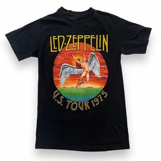 レッドツェッペリン 1975年 70s ツアーTシャツ 復刻 天使 バンドT(Tシャツ/カットソー(半袖/袖なし))