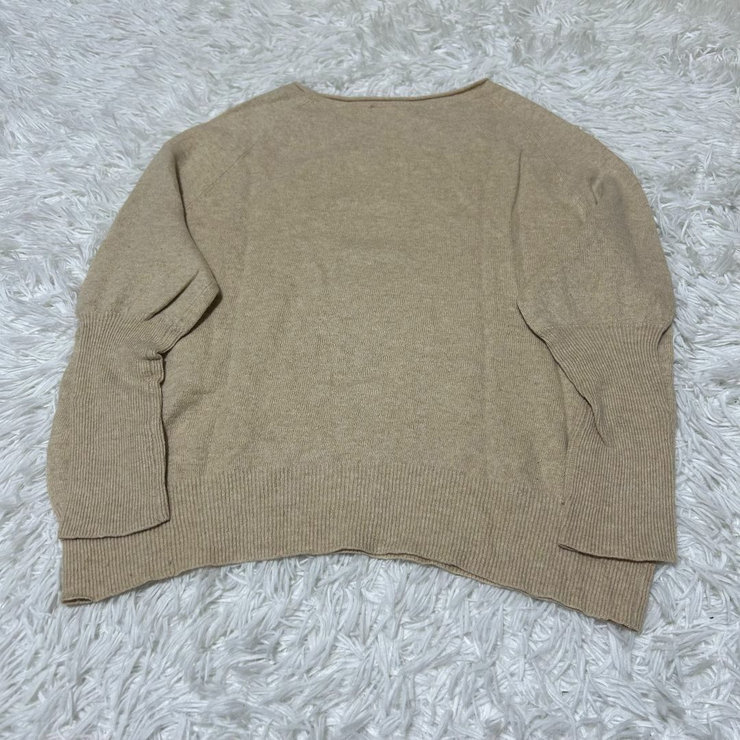 UNITED ARROWS green label relaxing(ユナイテッドアローズグリーンレーベルリラクシング)の【美品】グリーンレーベルリラクシング ニット 長袖 M ベージュ ✓4197 レディースのトップス(ニット/セーター)の商品写真