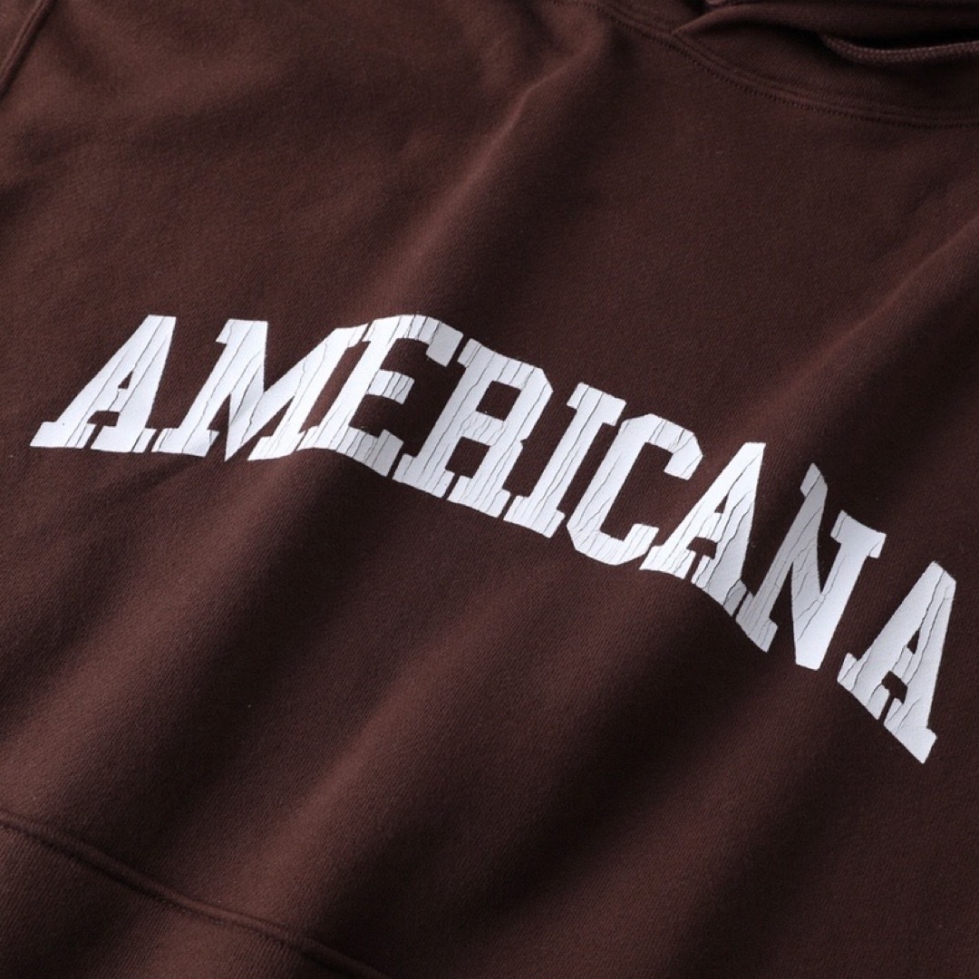 新品未使用　Americana/アメリカーナ　Logo Parka ブラウン レディースのトップス(パーカー)の商品写真