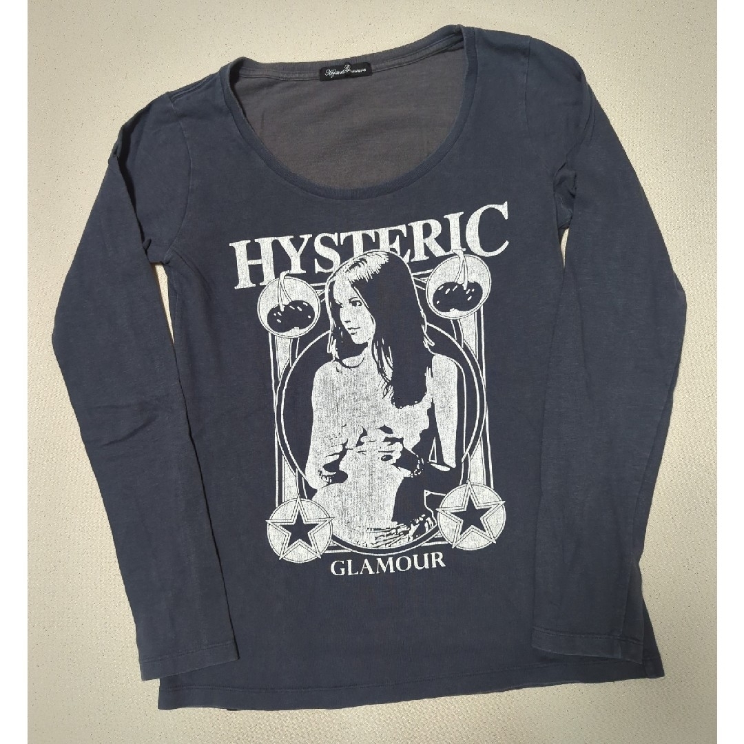 HYSTERIC GLAMOUR(ヒステリックグラマー)のヒステリックグラマー　両面プリントヒスガールロンＴ レディースのトップス(Tシャツ(長袖/七分))の商品写真