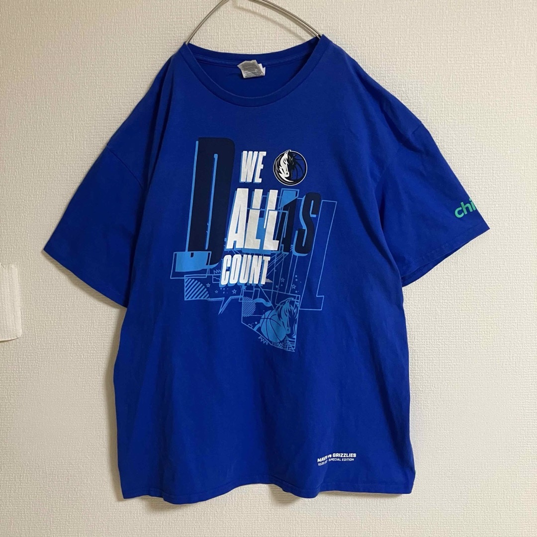 DELTA(デルタ)のNBAダラスマーベリックスビッグロゴTシャツtシャツオーバーサイズバスケ TEE メンズのトップス(Tシャツ/カットソー(半袖/袖なし))の商品写真