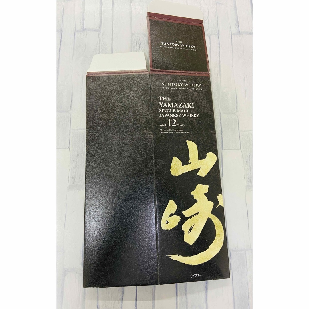 サントリー 山崎12年空箱 山崎12年カートン 1枚 食品/飲料/酒の酒(ウイスキー)の商品写真