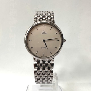 オメガ(OMEGA)のオメガ 腕時計 デビル DE VILLE 7520.31 シルバー ホワイト クォーツ Ft602281 中古(腕時計(アナログ))