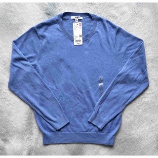 ユニクロ(UNIQLO)の未使用 タグ付き ユニクロ ウォシャブル コットンクルーネックセーター(長袖) (ニット/セーター)