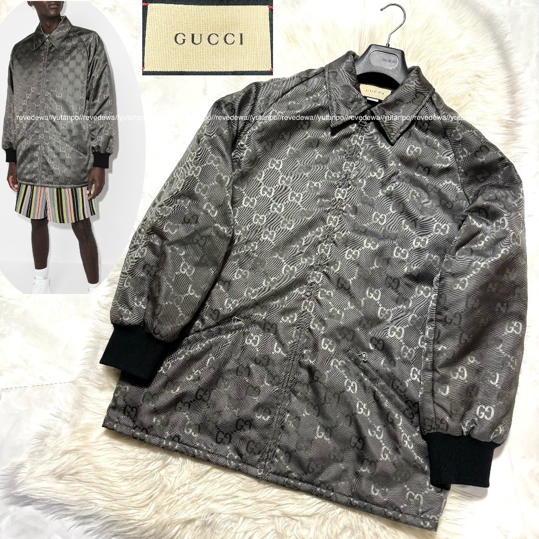 Gucci(グッチ)の本物美品 近年モデル グッチ GG Off The Grid 総柄 ジャケット  メンズのジャケット/アウター(ナイロンジャケット)の商品写真