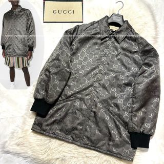 グッチ(Gucci)の本物美品 近年モデル グッチ GG Off The Grid 総柄 ジャケット (ナイロンジャケット)