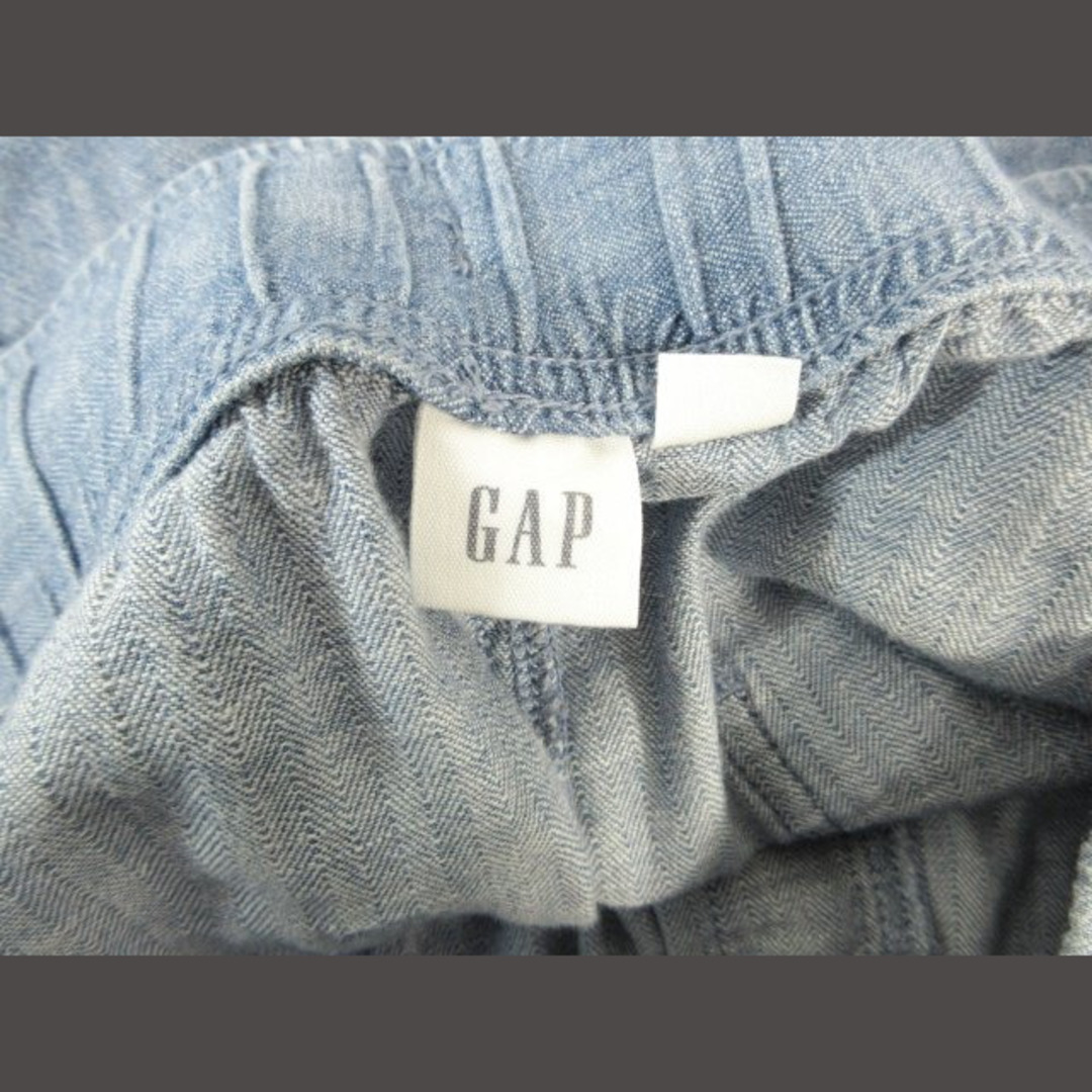 GAP(ギャップ)のGAP パンツ イージーパンツ ウエストゴム 無地 シンプル 綿 ブルー S レディースのパンツ(その他)の商品写真