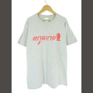 アザー(other)のGILDAN 丸首 Tシャツ 半袖 ロゴプリント グレー系 Mサイズ (Tシャツ/カットソー(半袖/袖なし))