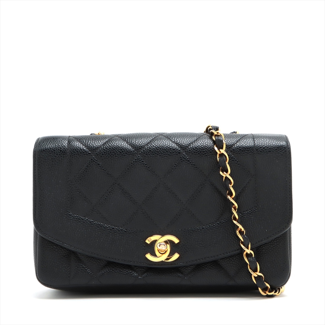 CHANEL(シャネル)のシャネル  キャビアスキン  ブラック レディース ショルダーバッグ レディースのバッグ(ショルダーバッグ)の商品写真