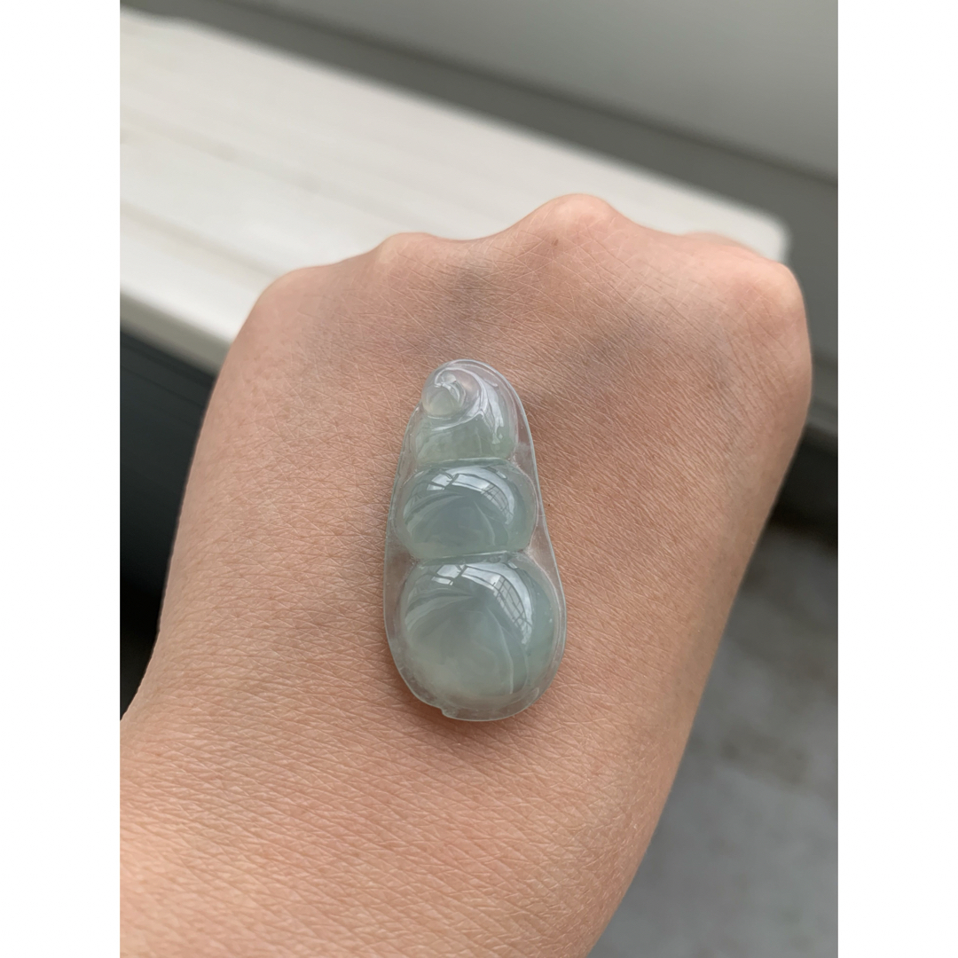 本翡翠 福豆 ネックレストップ 氷種 本翡翠 福豆 ネックレストップ 氷種