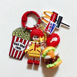 ハイジョージぽいマクド🍔ジャラジャラキーホルダー(キーホルダー/ストラップ)