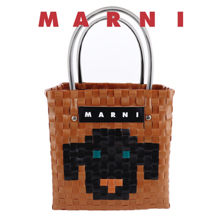 マルニ(Marni)のマルニ アニマルバスケット トートバッグ チョコレートドッグ ピクニック 新品(トートバッグ)