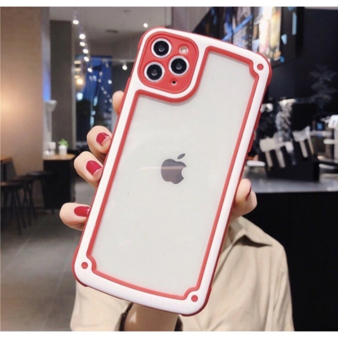 ❤️大人気❤️【iPhone13mini】レッド iPhoneケース シンプル スマホ/家電/カメラのスマホアクセサリー(iPhoneケース)の商品写真