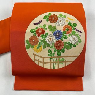 名古屋帯 秀品 正絹 【中古】(帯)