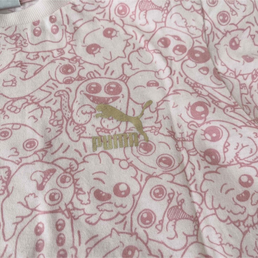 PUMA(プーマ)のPUMA / プーマ　ピンクTシャツ　104cm キッズ/ベビー/マタニティのキッズ服女の子用(90cm~)(Tシャツ/カットソー)の商品写真