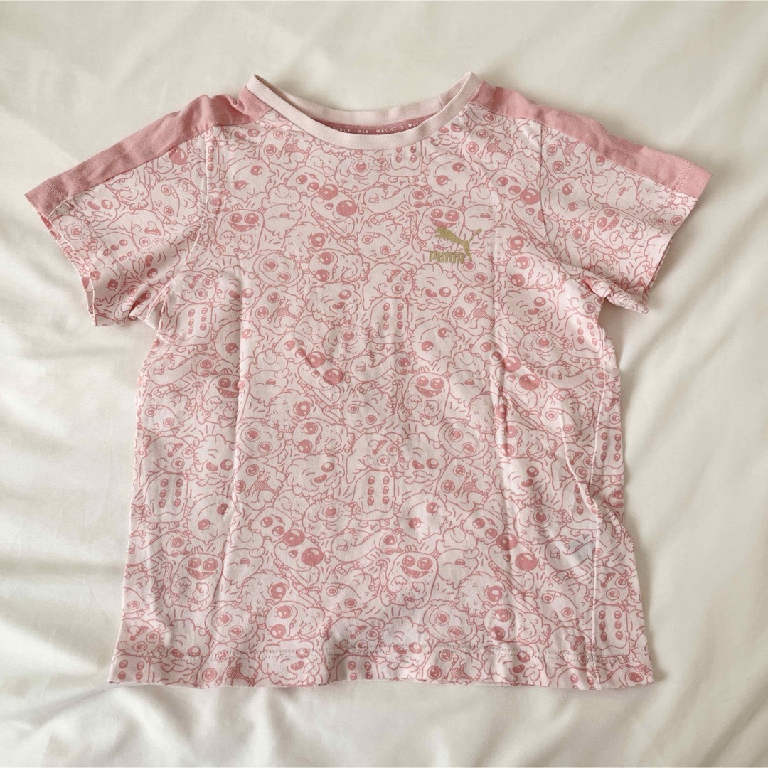 PUMA(プーマ)のPUMA / プーマ　ピンクTシャツ　104cm キッズ/ベビー/マタニティのキッズ服女の子用(90cm~)(Tシャツ/カットソー)の商品写真