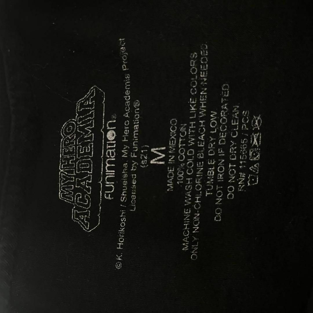 レア 僕のヒーローアカデミア ヒロアカ 海外 古着 Tシャツ オフィシャル M メンズのトップス(Tシャツ/カットソー(半袖/袖なし))の商品写真