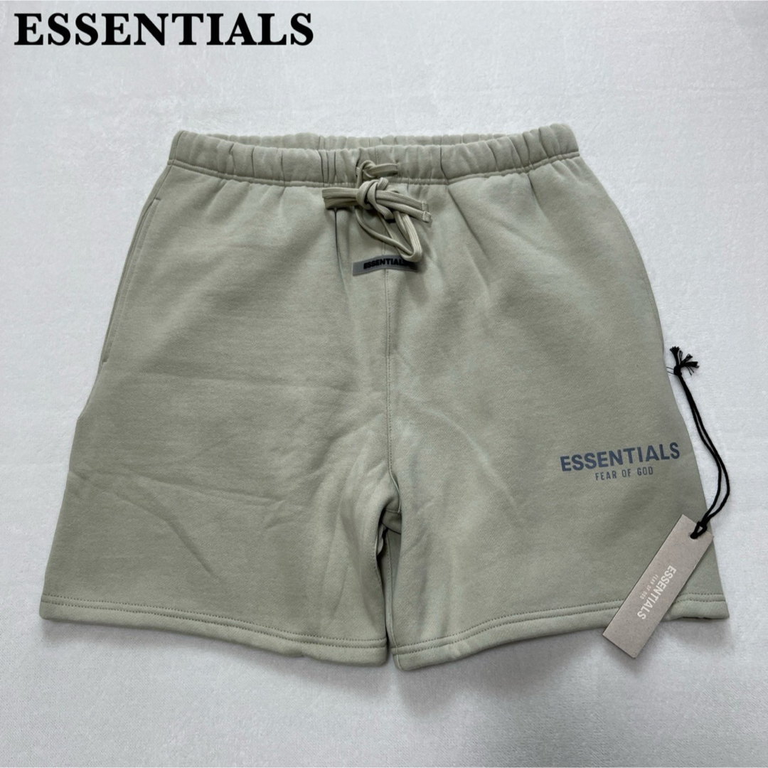 S.ESSENTIALS(エスエッセンシャルズ)の【新品未使用】正規品 ESSENTIALS ハーフパンツ ミントグリーン L メンズのパンツ(ショートパンツ)の商品写真