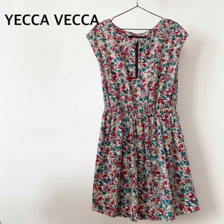 イェッカヴェッカ(YECCA VECCA)のイェッカヴェッカ　ワンピース　トップス　花柄　膝上丈　フレンチ(ひざ丈スカート)