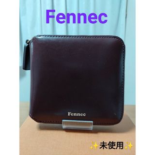 フェネック(Fennec)の【№596】フェネック 二つ折り財布 ジッパー 牛革 未使用(財布)