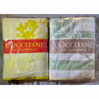 ロクシタン(L'OCCITANE)のロクシタン　バスタオルセット　ノベルティ(タオル/バス用品)