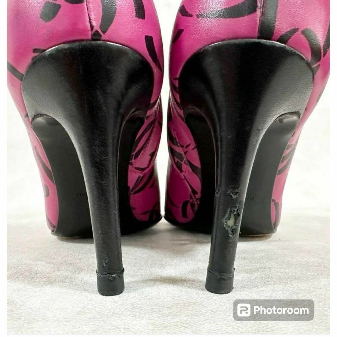 CHANEL(シャネル)のCHANEL シャネル　ブーティー　CC柄 ショートブーツ ピンク レディースの靴/シューズ(ブーツ)の商品写真