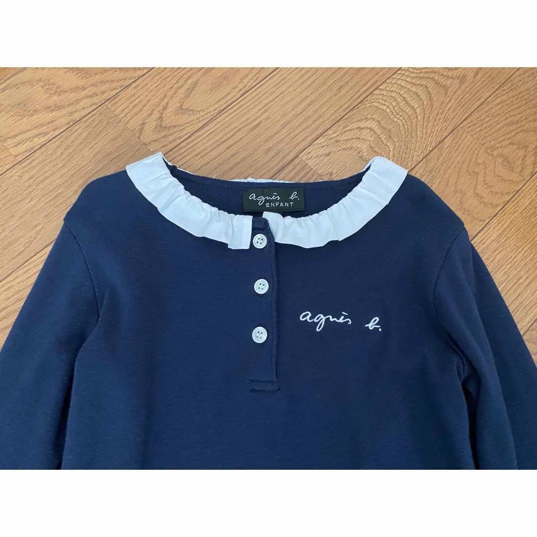 agnes b.(アニエスベー)のagnes b. トップス　K330 ETS キッズ　ブラウス　8ans キッズ/ベビー/マタニティのキッズ服女の子用(90cm~)(ブラウス)の商品写真