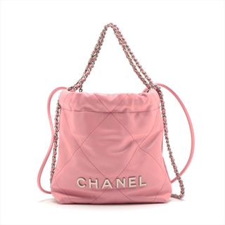 シャネル(CHANEL)のシャネル  シャイニーカーフスキン  ピンク レディース ショルダーバッグ(ショルダーバッグ)