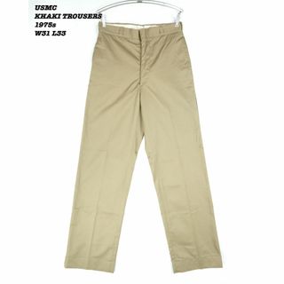 ミリタリー(MILITARY)のUSMC KHAKI CTN/POLY TWILL TROUSERS PA064(チノパン)