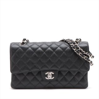 シャネル(CHANEL)のシャネル  キャビアスキン  ブラック レディース ショルダーバッグ(ショルダーバッグ)