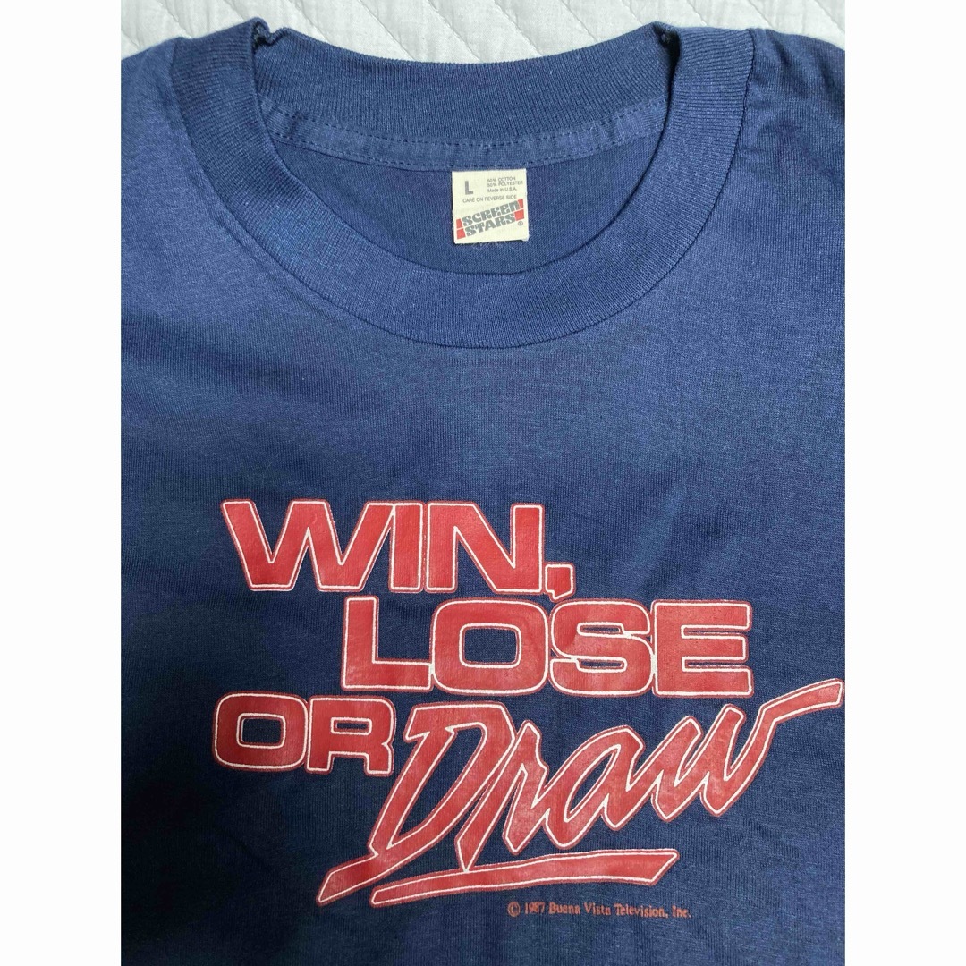 SCREEN STARS(スクリーンスターズ)のVINTAGE WIN,LOSE OR DRAW T-shirt メンズのトップス(Tシャツ/カットソー(半袖/袖なし))の商品写真