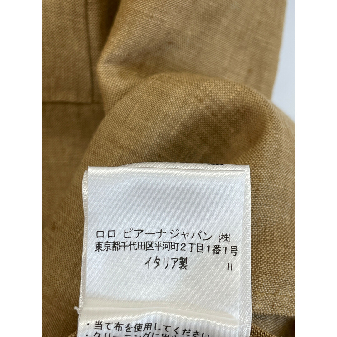 LORO PIANA(ロロピアーナ)のロロピアーナ FAL0843 ベージュ リネン100% 半袖シャツ S メンズのトップス(その他)の商品写真