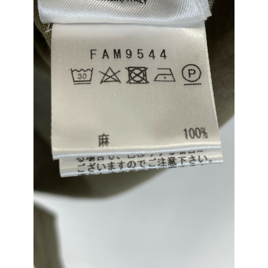 LORO PIANA(ロロピアーナ)のロロピアーナ FAM9544 カーキベージュ リネン100 ティンダロ 半袖シャツ S メンズのトップス(その他)の商品写真