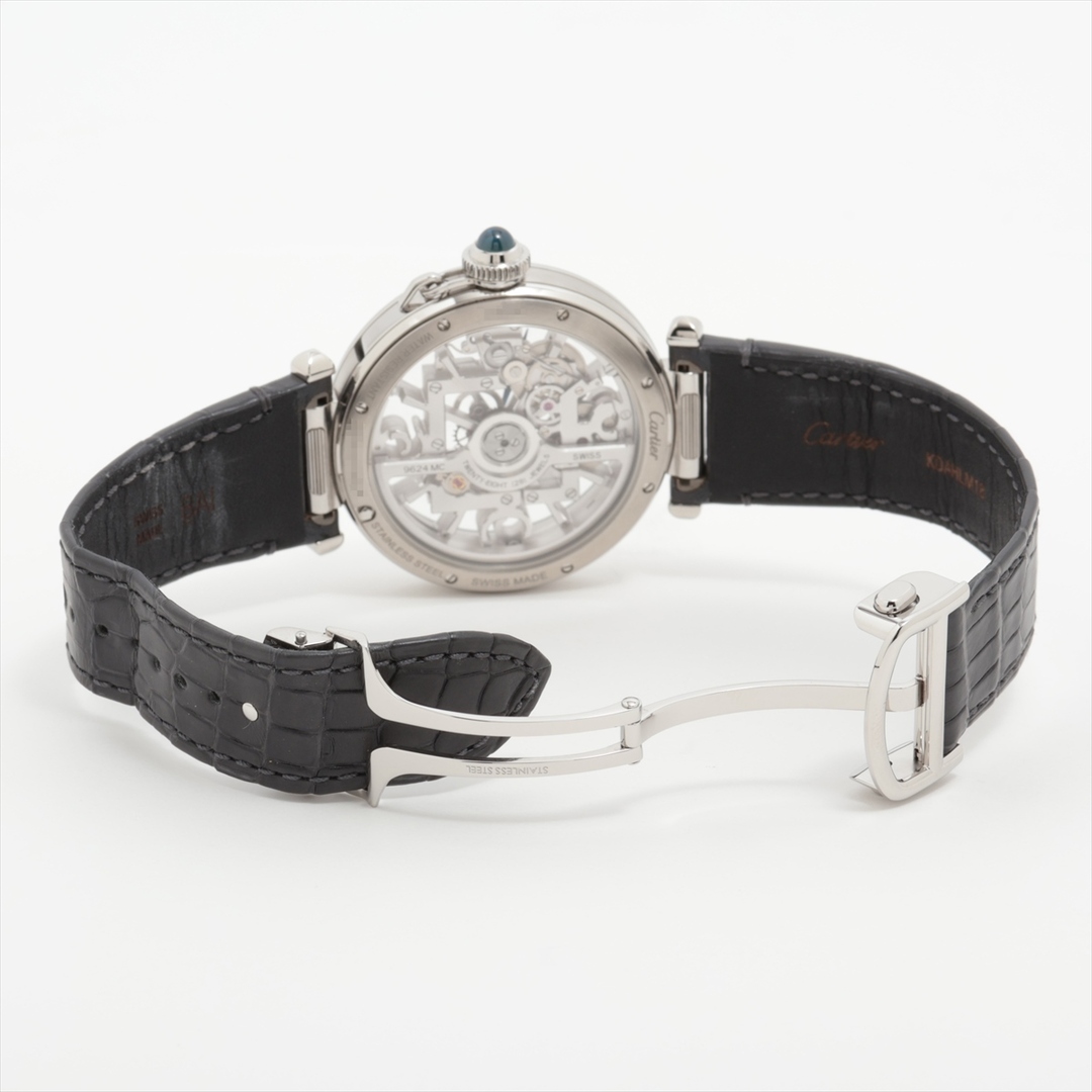 Cartier(カルティエ)のカルティエ パシャ ドゥ カルティエ SS×革   メンズ 腕時計 メンズの時計(腕時計(アナログ))の商品写真