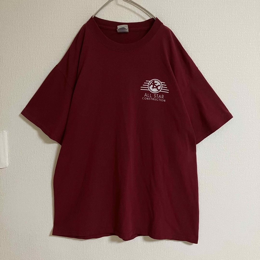 VINTAGE(ヴィンテージ)のアメリカ企業ビッグロゴTシャツtシャツオールスター建設オールドデザイン古着雰囲気 メンズのトップス(Tシャツ/カットソー(半袖/袖なし))の商品写真