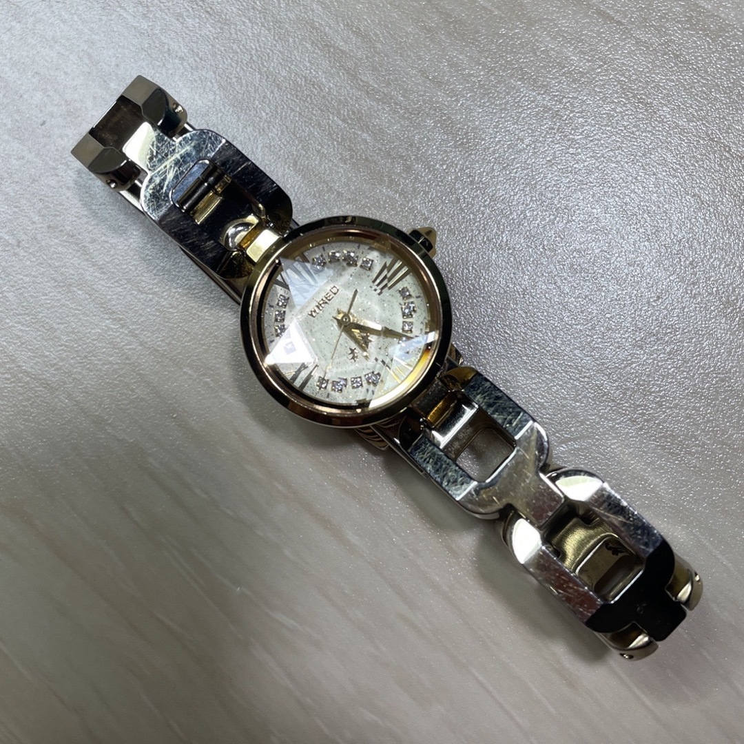 ◇希少 稼働 SEIKO 腕時計 黒文字盤 カットガラス スクエア l ◇希少 稼働 SEIKO 腕時計 黒文字盤 カットガラス スクエア l