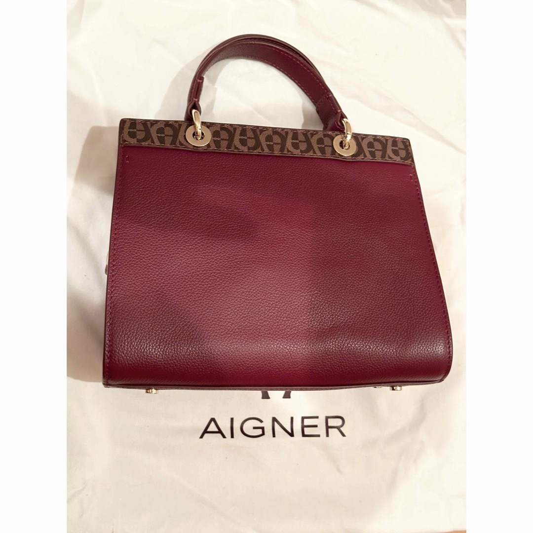 AIGNER(アイグナー)の【AIGNER】3WAY ハンドバッグ★アイグナー モノグラム レディースのバッグ(ハンドバッグ)の商品写真