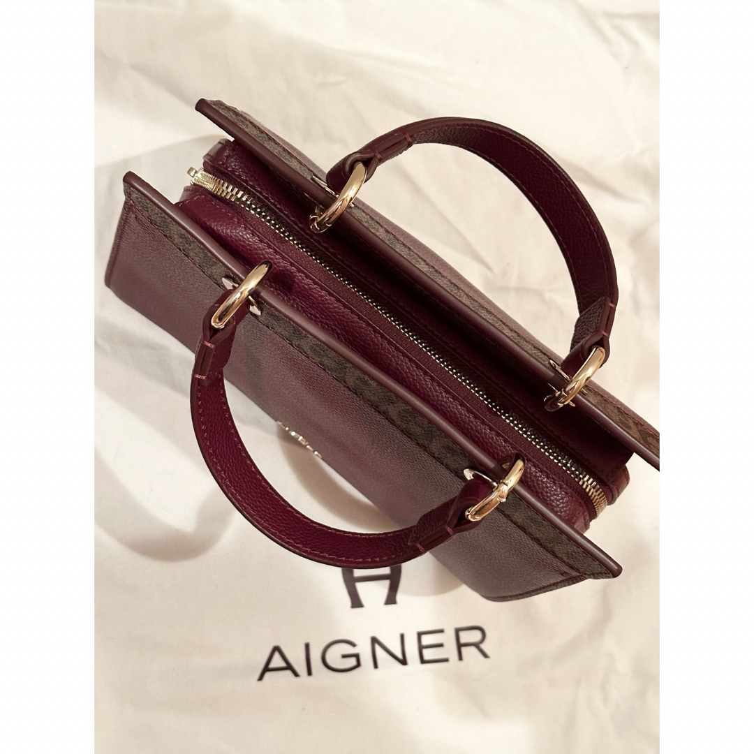 AIGNER(アイグナー)の【AIGNER】3WAY ハンドバッグ★アイグナー モノグラム レディースのバッグ(ハンドバッグ)の商品写真