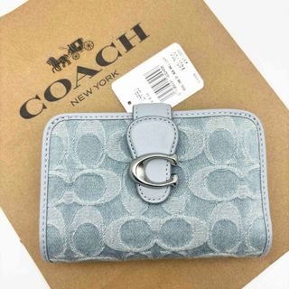 コーチ(COACH) 財布(レディース)（ブルー・ネイビー/青色系）の通販