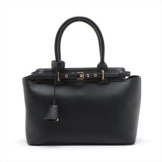 セリーヌ(celine)のセリーヌ コンティ レザー  ブラック レディース トートバッグ(トートバッグ)