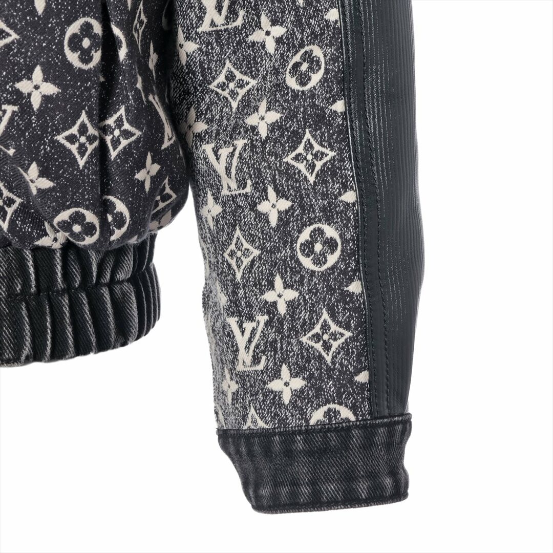 LOUIS VUITTON(ルイヴィトン)のヴィトン  コットン×レザー 34 ブラック レディース その他アウター レディースのジャケット/アウター(その他)の商品写真