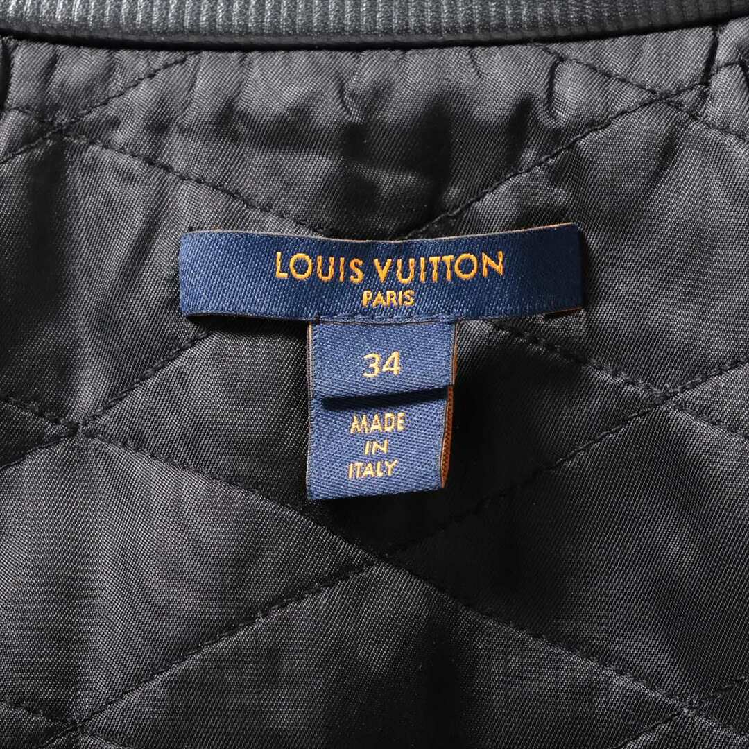 LOUIS VUITTON(ルイヴィトン)のヴィトン  コットン×レザー 34 ブラック レディース その他アウター レディースのジャケット/アウター(その他)の商品写真