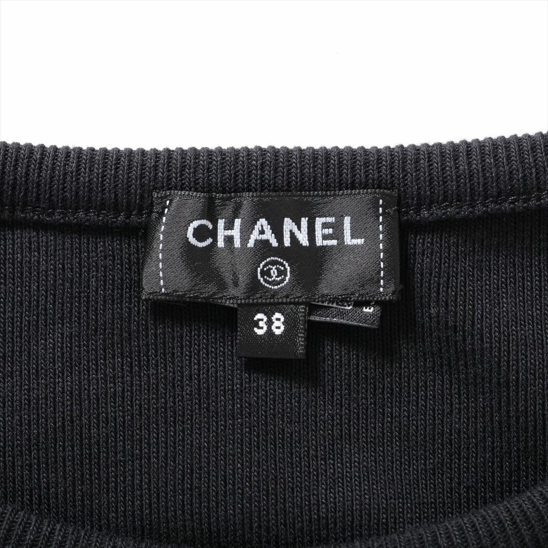 CHANEL(シャネル)のシャネル ココマーク コットン 38 ブラック レディース その他トップス レディースのレッグウェア(タイツ/ストッキング)の商品写真