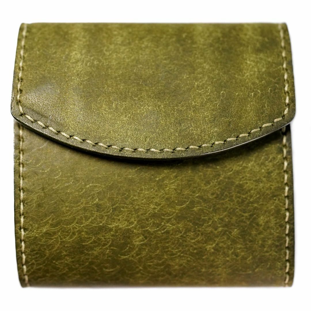 色:GreenIrideScent 三つ折り財布 小さい財布 ミニ財布 小銭 メンズのバッグ(その他)の商品写真