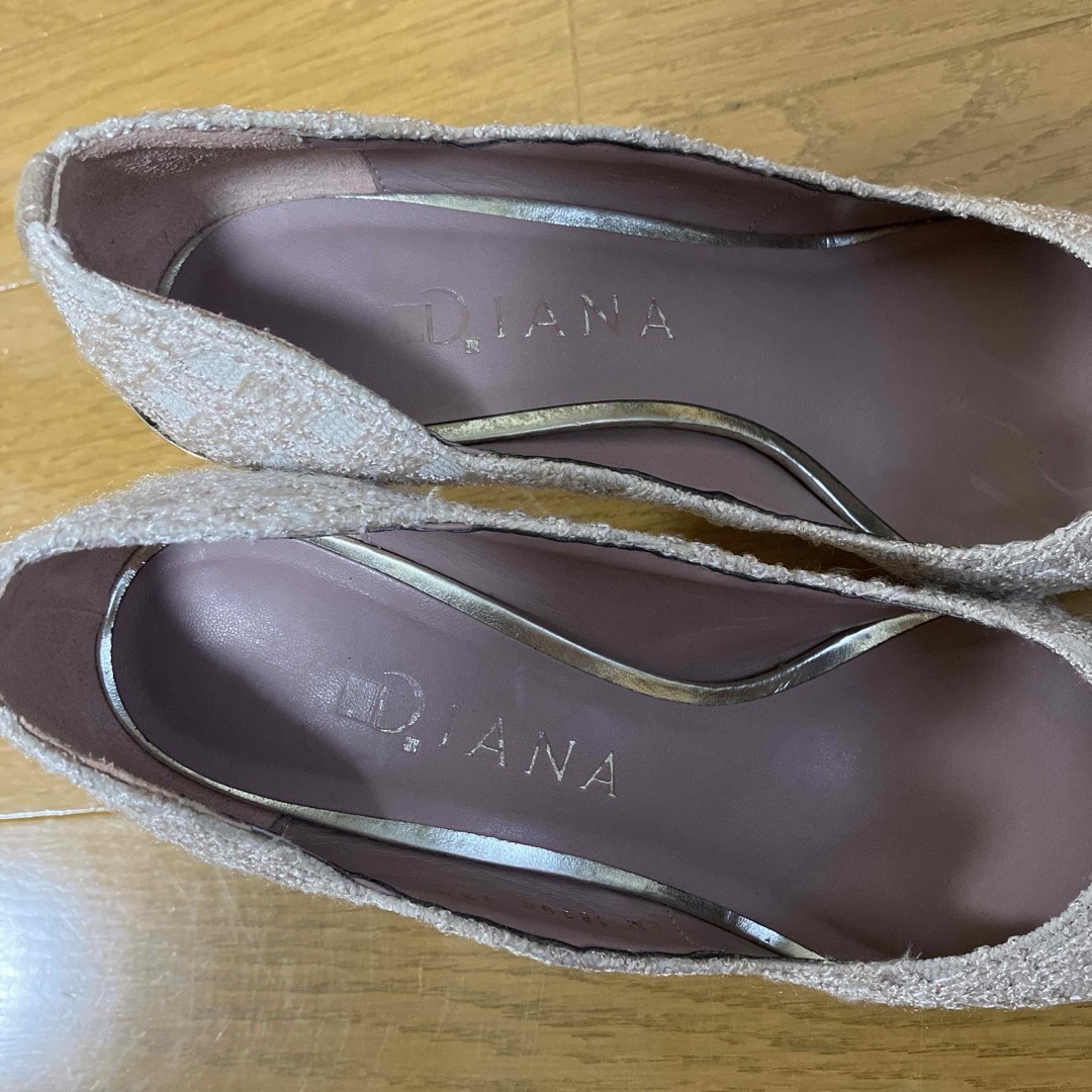 DIANA(ダイアナ)のDIANA パンプス ピンヒール 23.5cm ツイード レディースの靴/シューズ(ハイヒール/パンプス)の商品写真