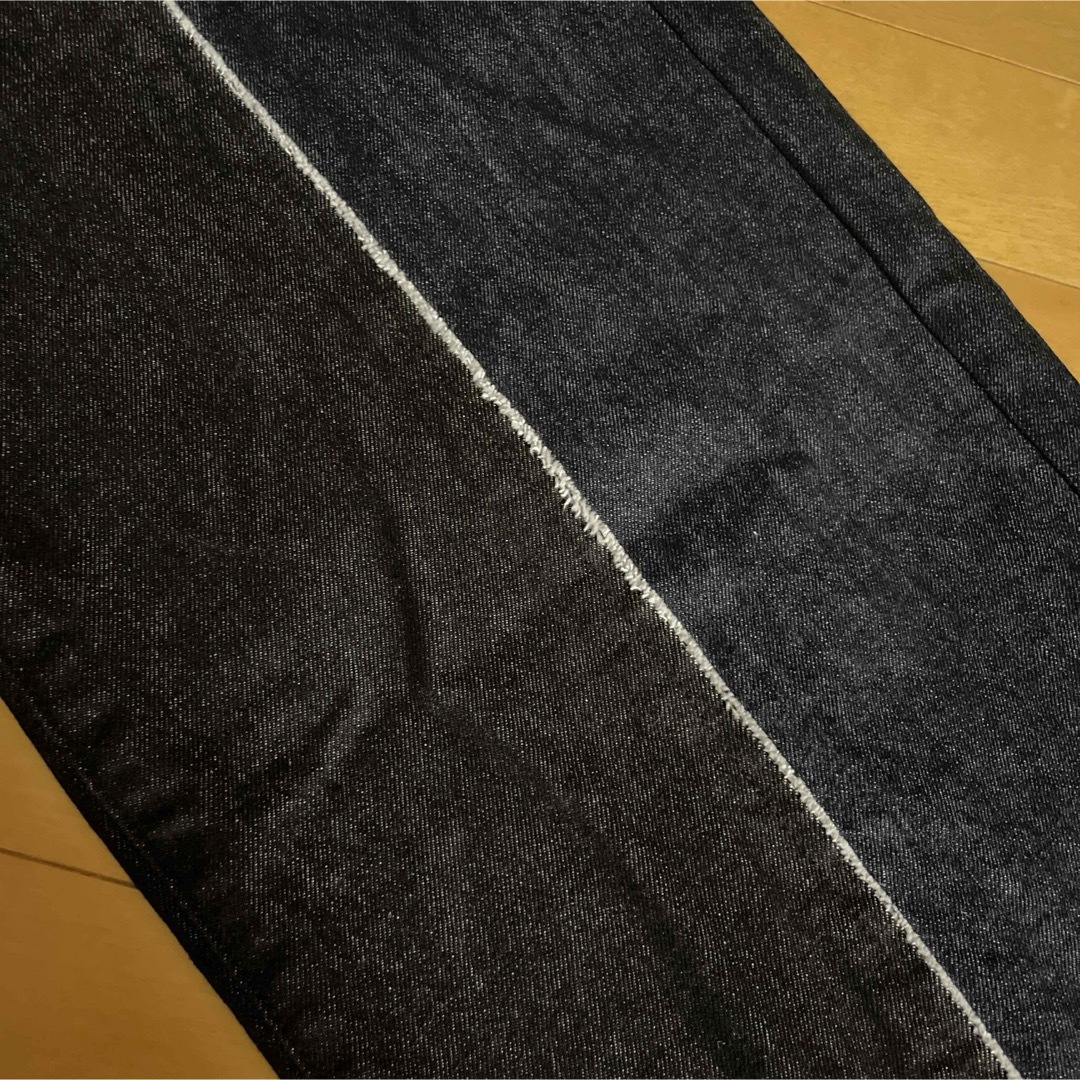 epnok エプノック フリンジスイッチバイカラー デニムパンツ メンズ M メンズのパンツ(デニム/ジーンズ)の商品写真
