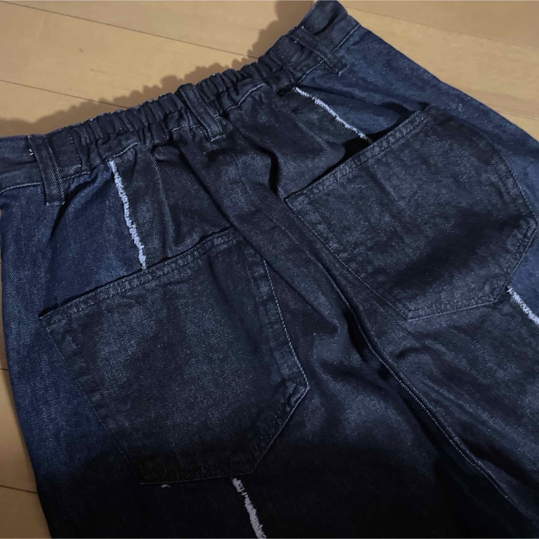 epnok エプノック フリンジスイッチバイカラー デニムパンツ メンズ M メンズのパンツ(デニム/ジーンズ)の商品写真
