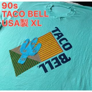 90s TACO BELL USA製 XL ヴィンテージTシャツ(Tシャツ/カットソー(半袖/袖なし))