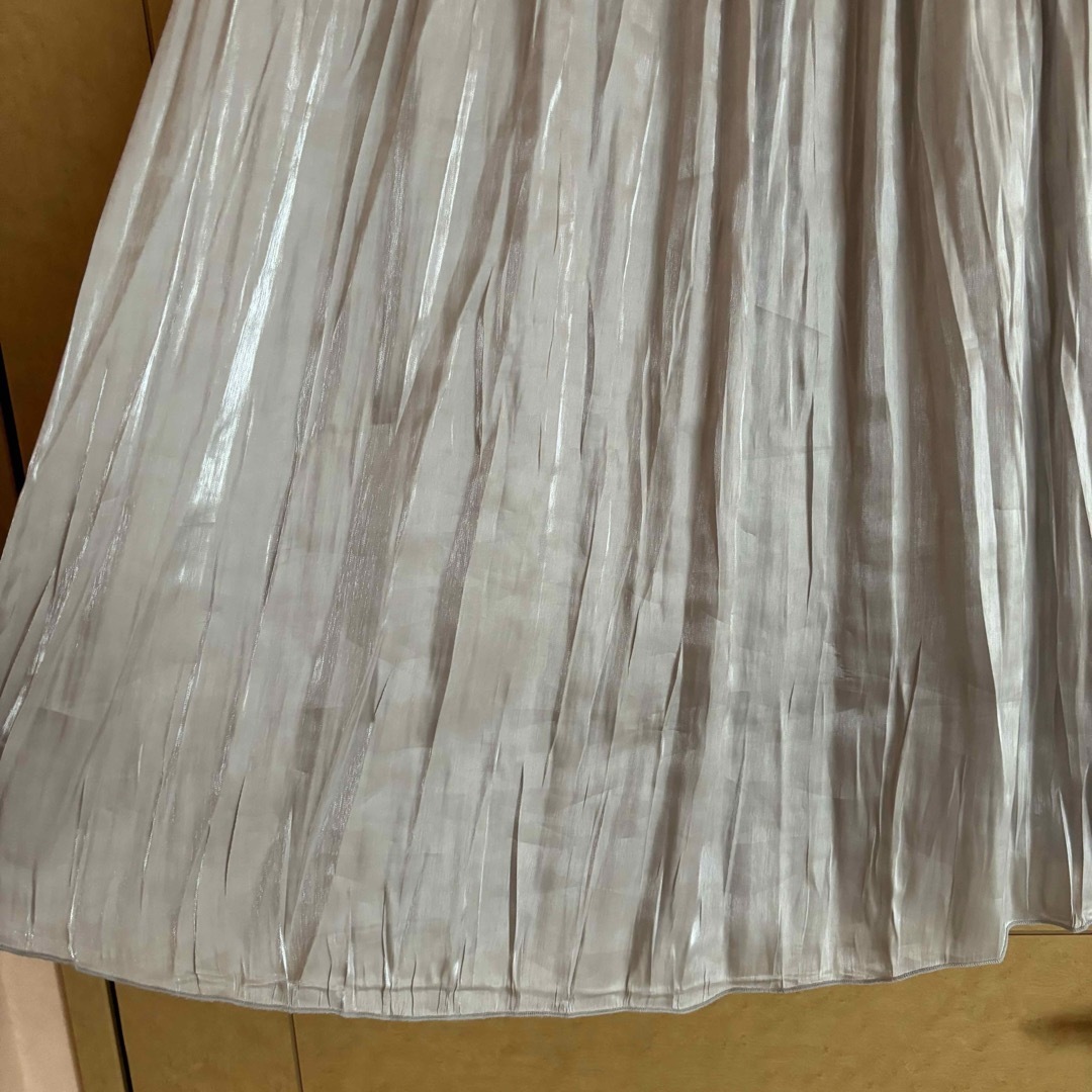 INGNI(イング)のプリーツスカート グレー レディースのスカート(ロングスカート)の商品写真